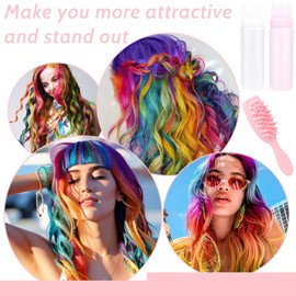 Hair Oil Applicator, Pack of 2 Applicator Bottle Hair, Hair Oiling Applicator, Root Comb Applicator, Hair Dye Comb with Head Massage Brush