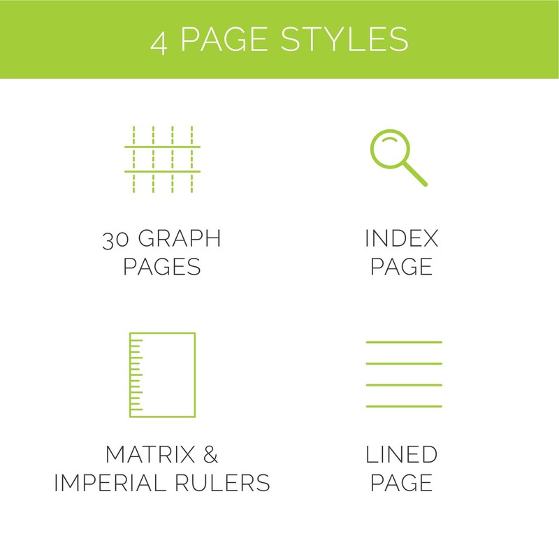 Rocketbook Matrix Smart Reusable Graph Paper Notebook, Digitally Connected, Isometric