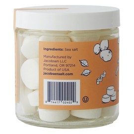 Jacobsen Salt Co. Disco di Sale - Premium Italian Mediterranean Sea Salt Discs to Season Pasta, Cook Vegetables & Boil Water with Ease, Pure Fine Italian Sea Salt - 14.1 oz (Pack of 1)