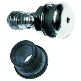 Tru-Flate 30-445 Clamp-in Hi-Performance Chrome Plated Tire Valves for .453" or .625" Dia. Holes