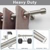 Heavy Duty Curtain Rods, 1 1/8 Inch Diameter Single Curtain