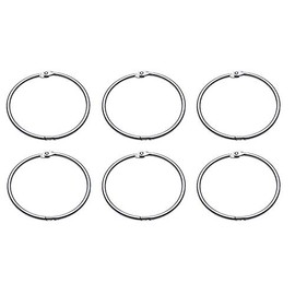 Binding Ring Hinged/Book Binder Ring, 2 Inch Diameter X6 In A Pack