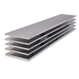 Yampos 5 Pack 1095 High Carbon Steel Flat Bar, 12"x2"x1/8" Spring Steel Hot Rolled Unfinished Plain Metal Bar for Knife Making, Fabrication, DIY Projects & More