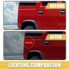 A ABSOPRO LED Side Marker Light 15114677 Rear Turn Signal