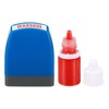 PATIKIL Passed Stamp Self Inking, Red Ink Office Stamps with