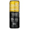Zevia Zero Calorie Energy Drink, Pineapple Paradise, 120mg Caffeine, Zero
