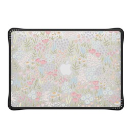 CASETiFY Impact MacBook Air 13-inch (M1/Intel) Case [Enhanced Protective Corner Design/Ventilation Cutouts/Anti-Slip Grip] - Eleanor - Clear Black