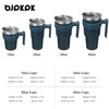 BJPKPK Tumbler With Handle And Straw 40 oz Stainless Steel