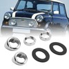 Windshield Wiper Wheel Box Bezel Kit ABS Chrome 519988Z for