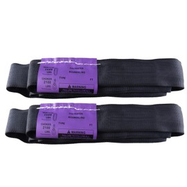 Black Spanset 2ft 2 Pack Round Sling Lifting Straps for Aerial Hoop Lyra Circus Perform Rigging or Strage Light Video Use (Puple -Vertical Capacity 2,600 lbs, 2FT)