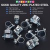 Glarks 84Pcs 10 Size Mini Fuel Injection Style Hose Clamp