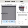 Cordless Roller Shades Blackout Blinds for Windows Room Darkening Rolled