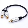 HTGuoji 0.3m RCA Mono Male to 2 RCA Phono Female