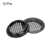 sourcing map 12Pcs Air Vents Circular Flat Soffit Vent 50mm/2"
