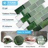 Art3d Peel and Stick Green Wall Tiles – 12"x12" Thicker