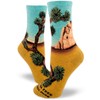 ModSocks Women's Joshua Tree Crew Socks in Heather Gold