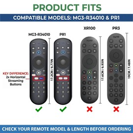 Remote Cover Case for Xumo PR1 & MG3-R34010 Voice Remote Blue
