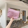 PAZIMIIK Makeup Bag Large Zipper Corduroy Make Up Pouch for