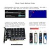 Rongdeson LM417 Quad NVMe SSD to PCIe 4.0/3.0 X16 Adapter