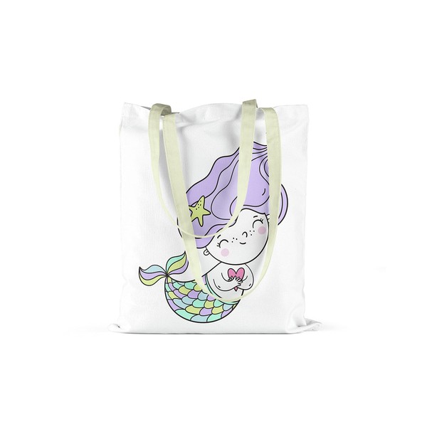 Bonamaison Printed Tote Bag, Reusable Grocery Bag, Shopping Bag, Machine