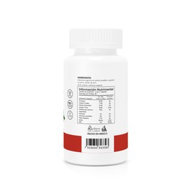 VIZANA NUTRITION | Citrato de Zinc en Cápsulas HPMC Vegetarianas (90 Caps-500 mg) adicionado con Jengibre y Cúrcuma