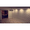 Art3d PVC Wave Board Textured 3D Wall Panels, White, 19.7"