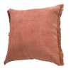 Trade AM Ox Bay Orange Solid Organic Cotton Pillow Cover