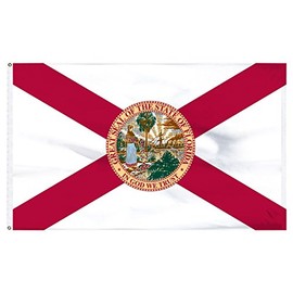 2 Pack Combo Wholesale 2X3 Florida State (2) Flag 2'X'3' Banner Super Polyester Double Stitched Fade Resistant Premium Quality
