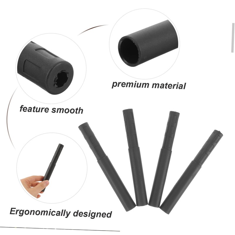 Kisangel 4pcs Carbon Fiber Golf Club Extension Rods Easy Install