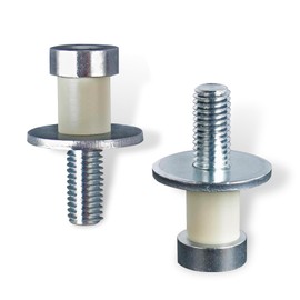 dawfall Pack-2 Car Front Door Lock Striker Kit, Stainless Steel Waterproof Anti-Rust Fastening Pin Accessories, Vehicle Door Lock Bolt Replacement, Universal for Most Cars Repair Accessories (Silver)