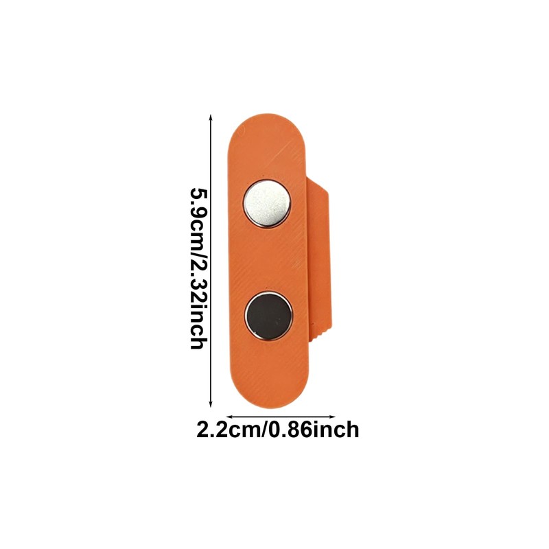 2-Pack Magnetic Seam Guide for Sewing Machine, PLA substance, White