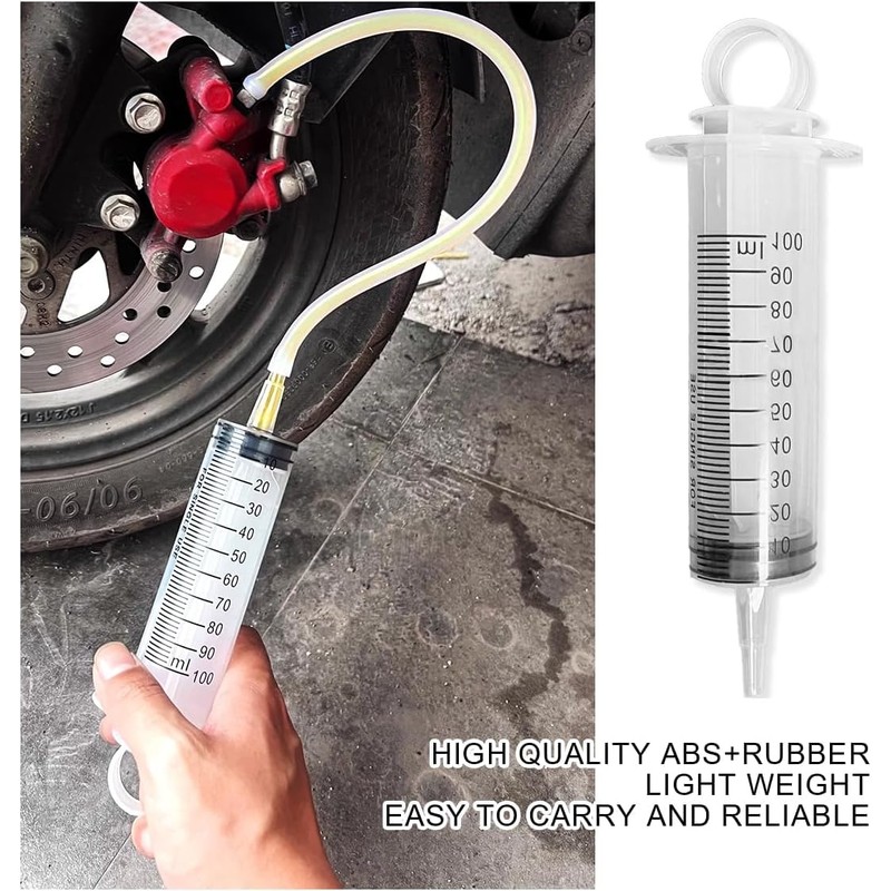 wdcfxy Brake Bleed Kit Fluid Bleeder Pressure Motorcycle Hydraulic Disc