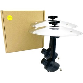 YOYODOGS Car Crash Cymbal Air Vent,Car Symbol Mini Drum for Music Lovers,Fun Music Gadget for Drivers,Compact Durable Accessory Drummers Gifts for All Types of Vehicles (Dazzling Silver-2PCS)