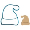Santa Hat - Cookie Cutter/Sugar Cookie/Fondant/Clay (1359)