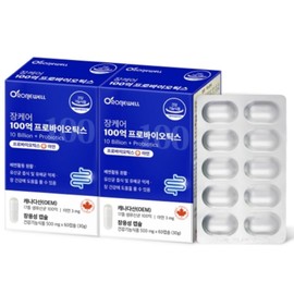 10 billion lactic acid bacteria intestinal care, raw lactic acid bacteria, zinc, beneficial bacteria, intestinal health, suppression of harmful bacteria / 100억유산균 장케어 생유산균 아연 유익균 장건강 유해균억제