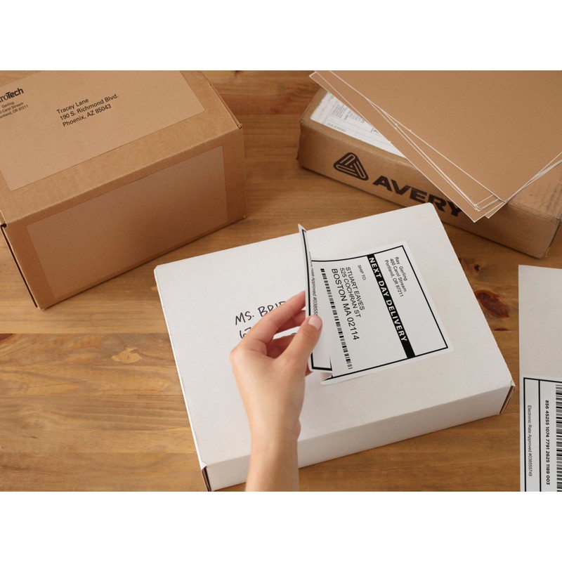 Avery Shipping Address Labels, Laser & Inkjet Printers, 20 Labels,