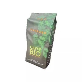 Carraro 1927 BIO Coffee Beans  Whole Bean Roasted Organic Coffe Blend