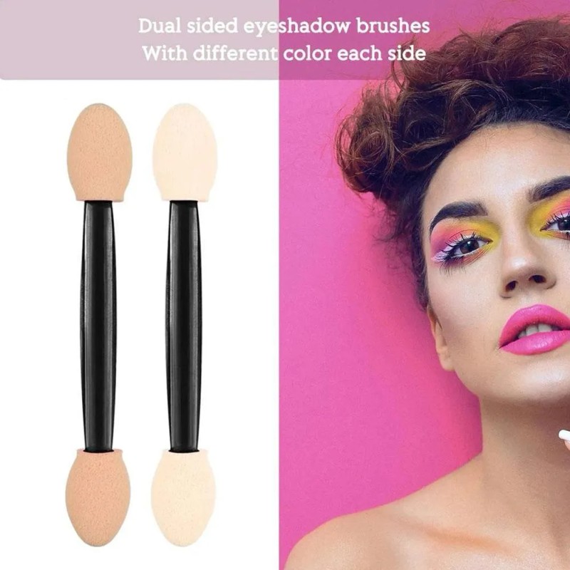 Aplicadores De Sombras De Ojos Pequeños Y Portátiles De 10