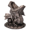 Veronese Design 5 1/4 Inch Dragon Breath Tealight Candle Holder