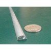Basic Aluminum Half Round Rod (.375") 3/8" Dia, x 1