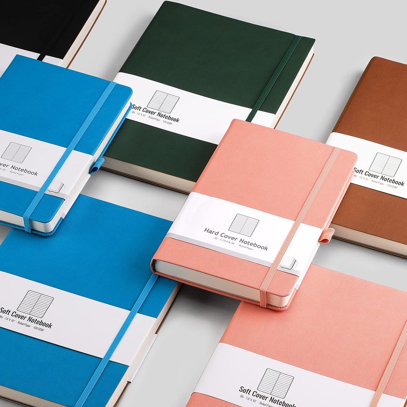 AHGXG Thick Journal Lined Notebook - 320 Numbered Pages Journal