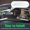 QKWL 2PCS EZ Pass Holder, Ezpass Mounting Strips,Strong Adhesive+Suction Cup