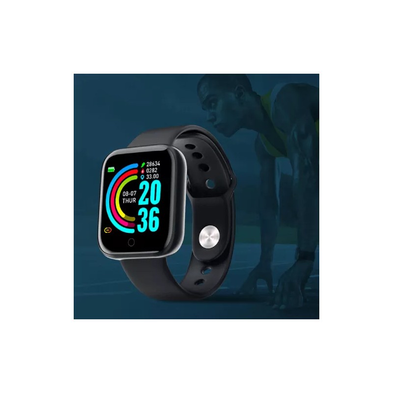 Oshen Smart Watch Black Band Sport Fitness Activity Tracker 30389