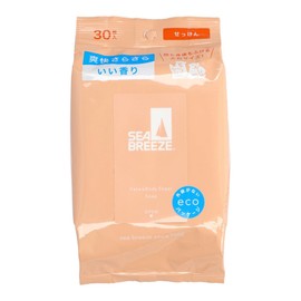 Sea Breeze Face & Body Sheet, N Soap, 30 Sheets