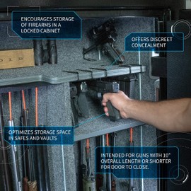 Gun Storage Solutions Handgun Hangers - Handguns Metal Display Stand (Variety Pack)