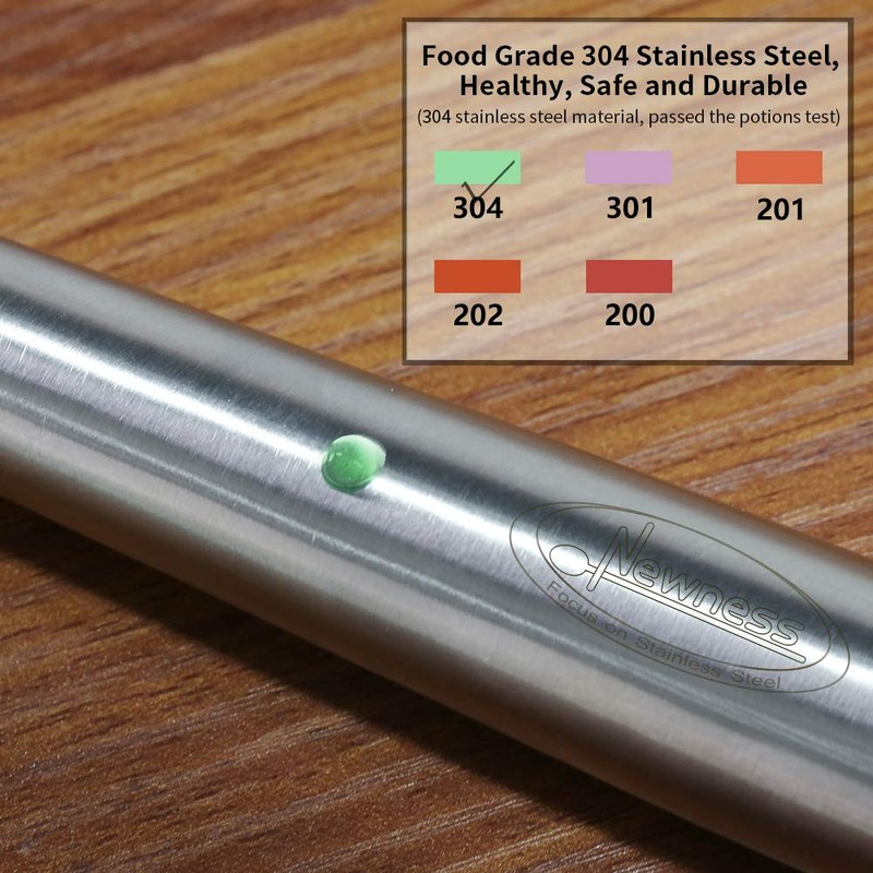 Newness Soup Ladle, [Rustproof, Heat Resistance, Integral Forming] Resilient 304