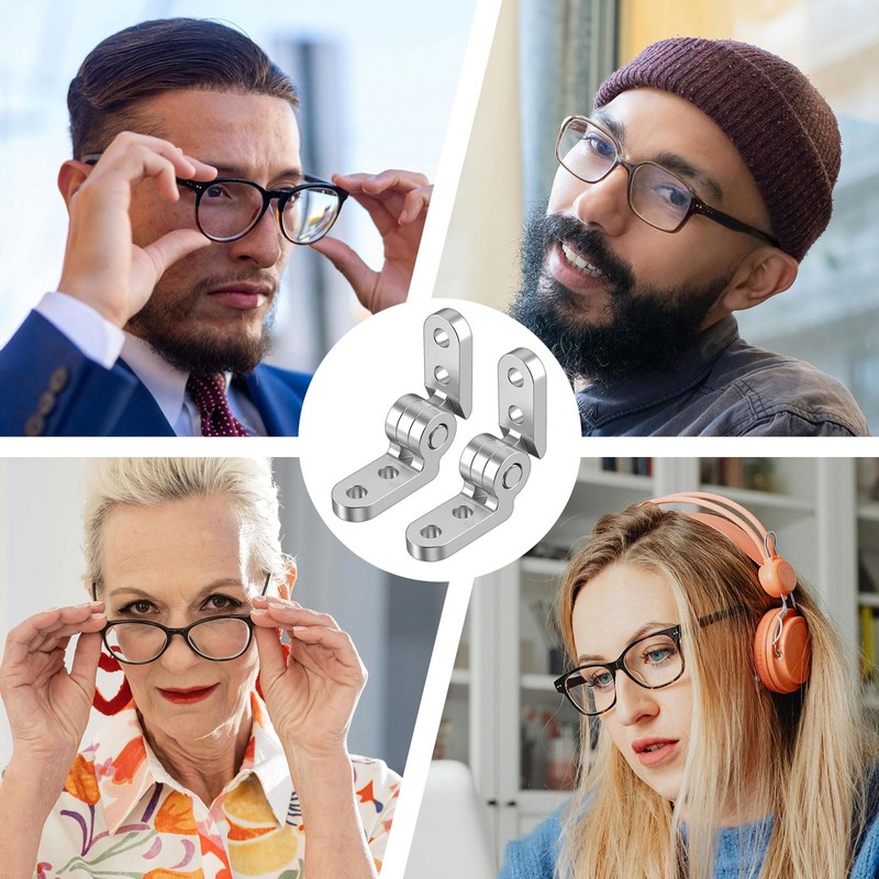 10 Set Eyeglass Hinge, Eyeglass Hinge Repair Kit, Glasses Hinges,