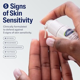 Cetaphil Healthy Renew Suero de gel hidratante para ojos 0.5 oz, crema debajo de los ojos de 24 horas para antienvejecimiento, reduce la apariencia de