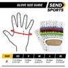 Send Sports Mesh Knit Training Gym Gloves White, MESH GYM