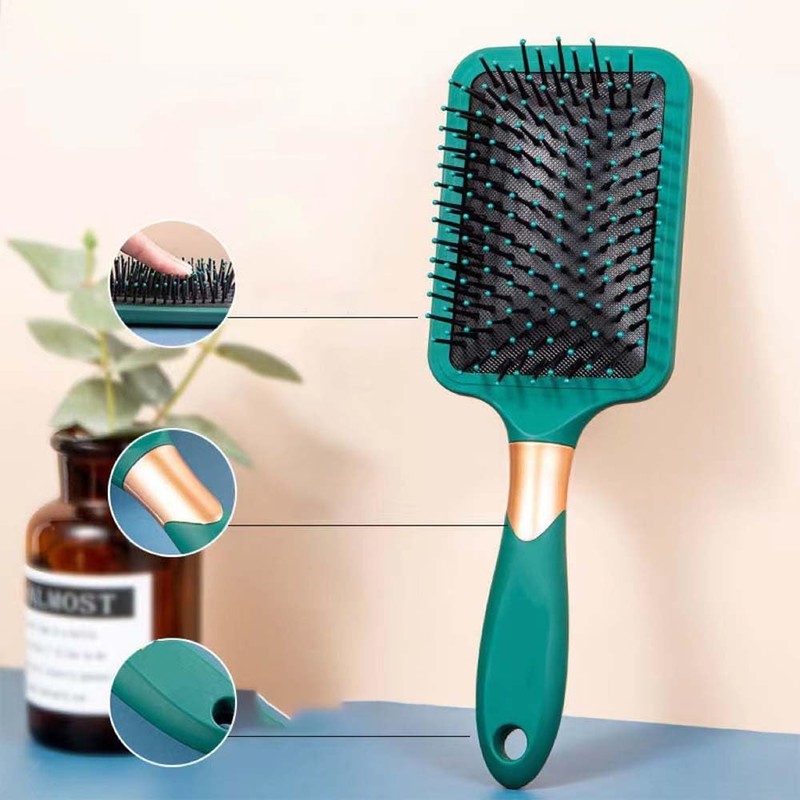 Set de Cepillos para Cabello 4 Piezas – Cepillo Acolchonado,